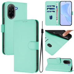 Funda para teléfono de cuero de color sólido...