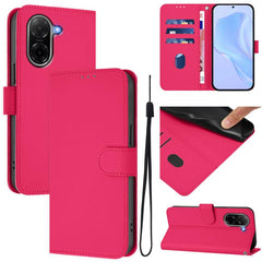 Funda para teléfono de cuero de color sólido...