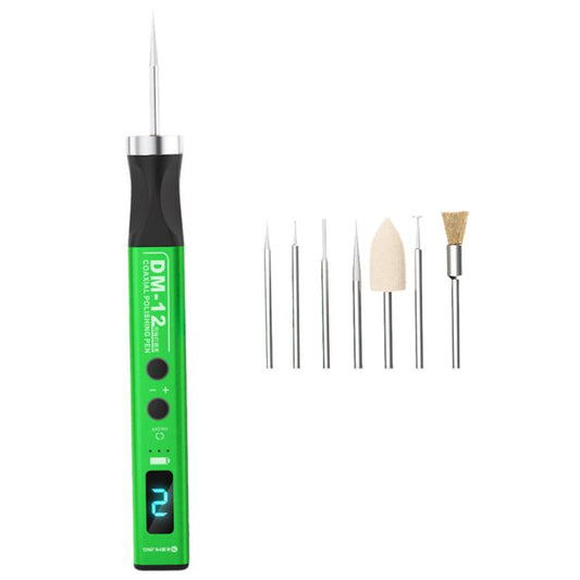 Lápiz pulidor coaxial Mijing DM-12 con 7 cabezales de pulido