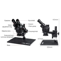 Microscopio trinocular YCS 1S Max de base gr...