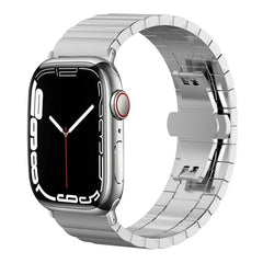 Correa de reloj de acero inoxidable macizo c...