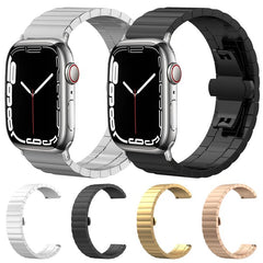 Correa de reloj de acero inoxidable macizo c...