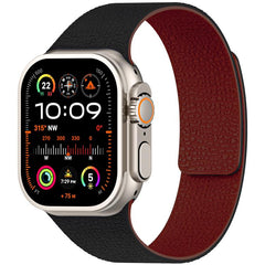 Correa de reloj de silicona magnética con te...