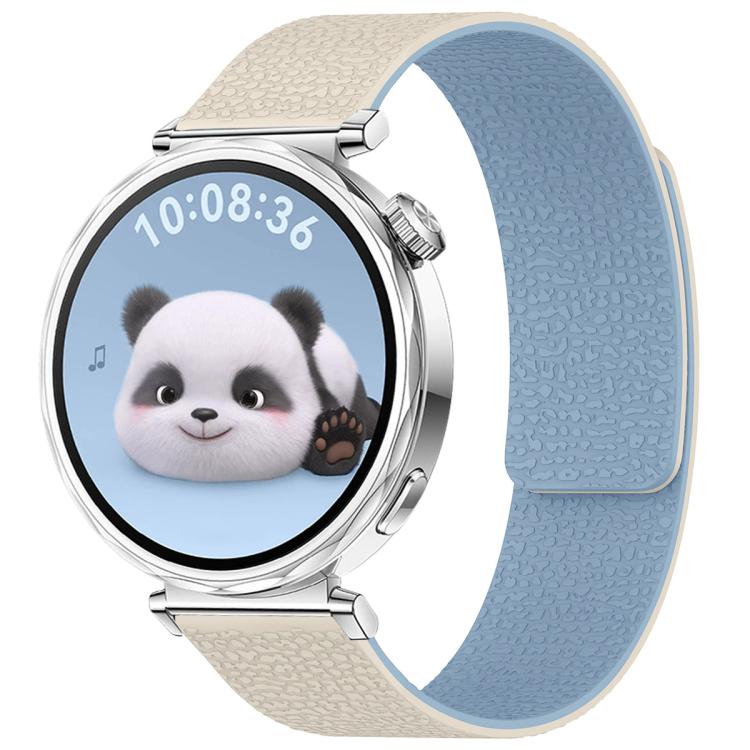 Correa de reloj magnética de silicona con te...