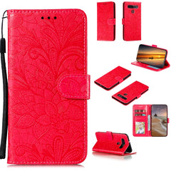 Funda de cuero con tapa horizontal de flores...