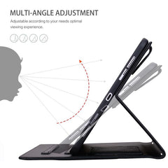 Funda para tablet de piel de lichi con tacto...
