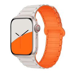 Correa de reloj de silicona magnética de tre...