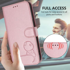 Funda de cuero RFID para teléfono con reliev...