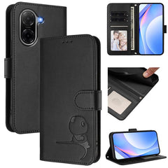 Funda de cuero RFID para teléfono con reliev...