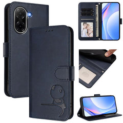 Funda de cuero RFID para teléfono con reliev...