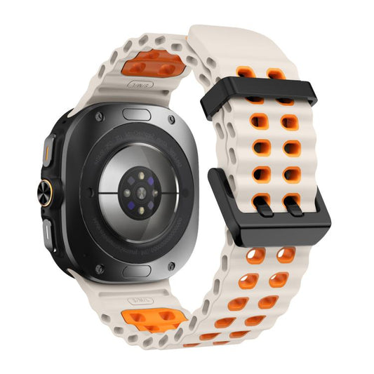 Correa de reloj de silicona con doble fila d...