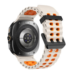 Correa de reloj de silicona con doble fila d...