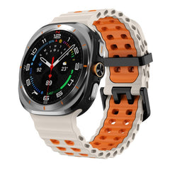 Correa de reloj de silicona con doble fila d...