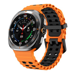 Correa de reloj de silicona con doble fila d...