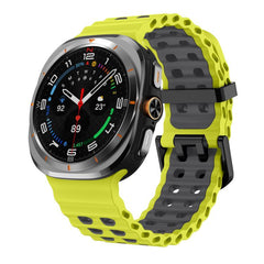 Correa de reloj de silicona con doble fila d...