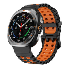 Correa de reloj de silicona con doble fila d...