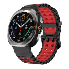 Correa de reloj de silicona con doble fila d...