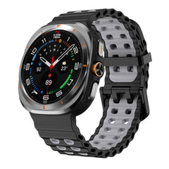 Correa de reloj de silicona con doble fila d...