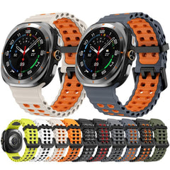 Correa de reloj de silicona con doble fila d...