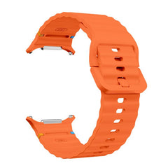 Correa de reloj de silicona con costuras ond...