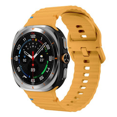 Correa de reloj de silicona con costuras ond...
