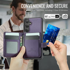 Funda de cuero para teléfono JEehOOD J09 con...