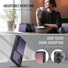 Funda de cuero para teléfono JEehOOD J09 con...