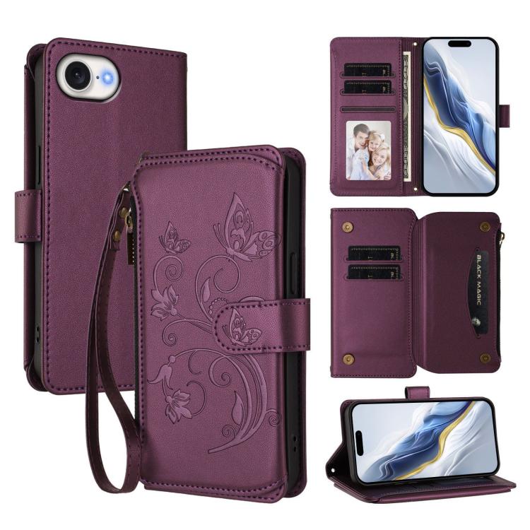 Funda de cuero para teléfono con cartera mul...
