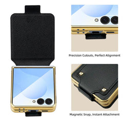 Funda para teléfono VIETAO de piel sintética...