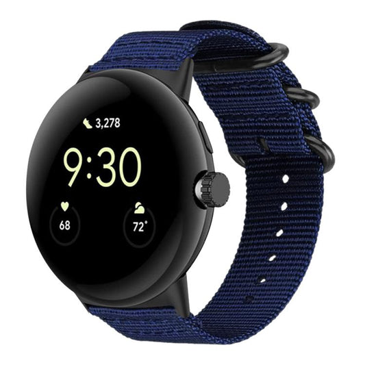 Correa de reloj de lona de nailon con hebill...