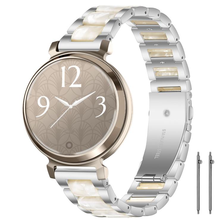 Correa de reloj de resina metálica con tres ...