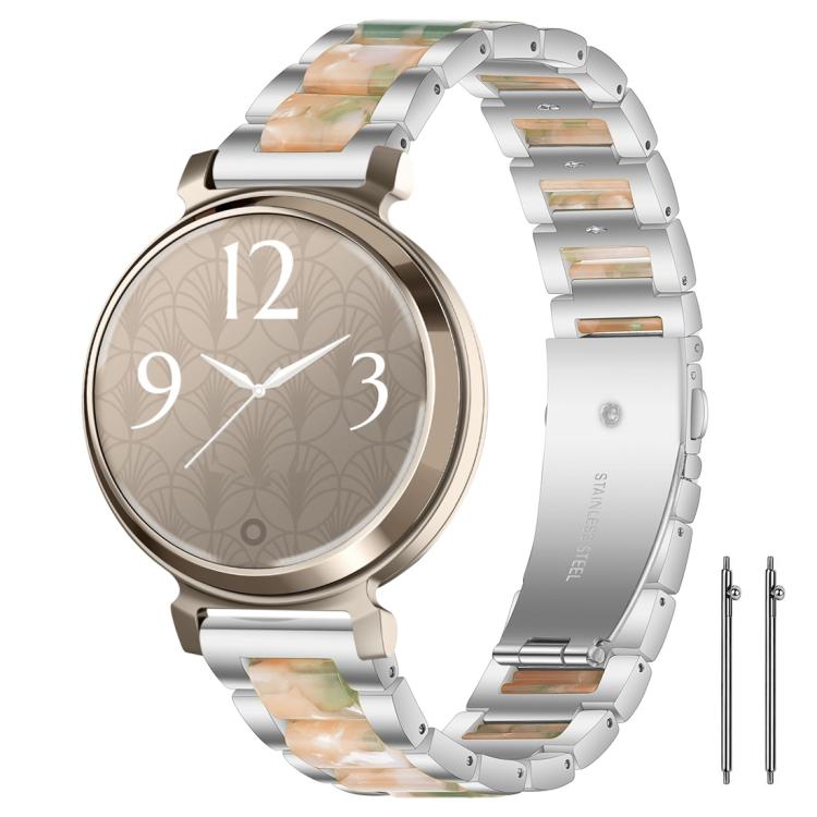 Correa de reloj de resina metálica con tres ...