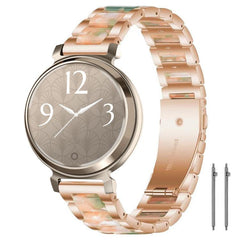 Correa de reloj de resina metálica con tres ...