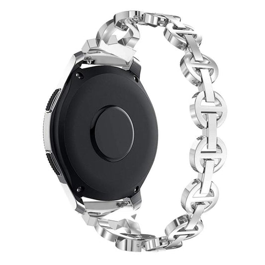 Correa de reloj de acero inoxidable con diam...