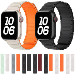 Correa de reloj magnética de silicona en for...