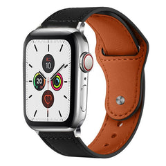 Correa de reloj de cuero genuino con hebilla...