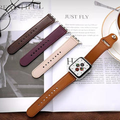 Correa de reloj de cuero genuino con hebilla...