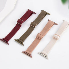 Correa de reloj de nailon elástica con hebil...