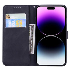Funda de cuero horizontal tipo libro con est...