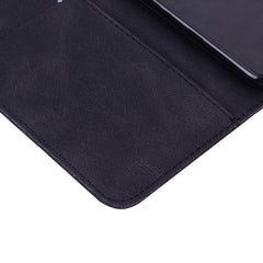 Funda de cuero horizontal tipo libro con est...
