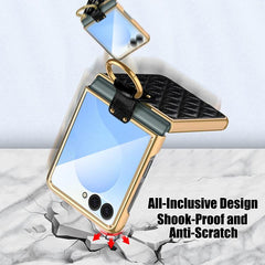 Funda para teléfono de cuero sintético con a...