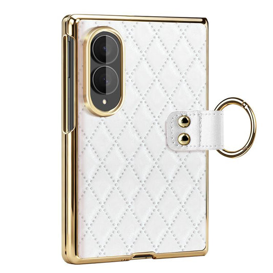 Funda para teléfono de cuero sintético con a...