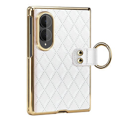 Funda para teléfono de cuero sintético con a...