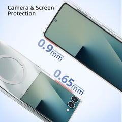 Funda para teléfono ABEEL transparente, magn...
