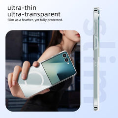 Funda para teléfono ABEEL transparente, magn...