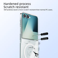 Funda para teléfono ABEEL transparente, magn...