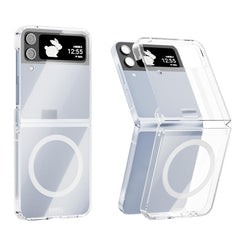 Funda para teléfono ABEEL transparente, magn...
