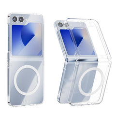 Funda para teléfono ABEEL transparente, magn...