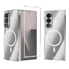 Funda para teléfono ABEEL transparente, magn...