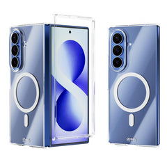 Funda para teléfono ABEEL transparente, magn...